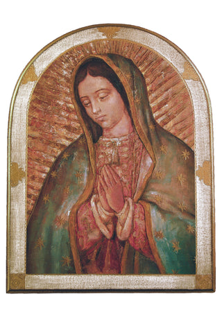 Guadalupe Florentine Plaque 23 x 31" - Gerken's Religious Supplies