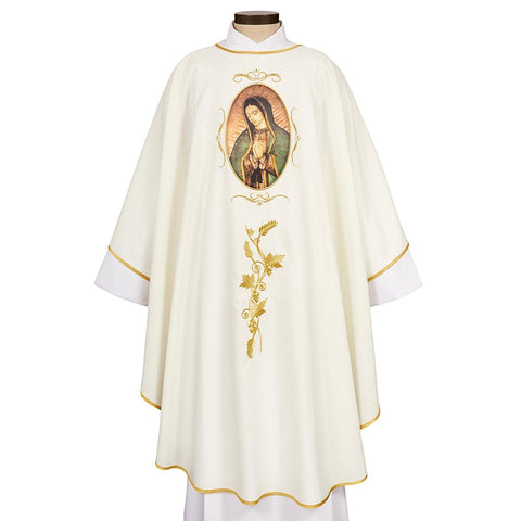 Amalfi Collection Chasuble - Our Lady of Guadalupe - Gerken's Religious Supplies