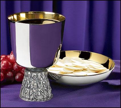 Last Supper Chalice and Bowl Paten - Gerken's Religious Supplies