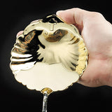 Brass Baptismal Shell with Spout - Gerken's Religious Supplies