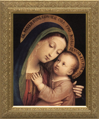 Our Lady of Good Counsel Framed Art - 8" X 10" - Gerken's Religious Supplies