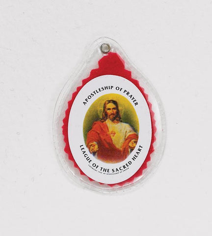 Laminated Sacred Heart Badge - Gerken's Religious Supplies