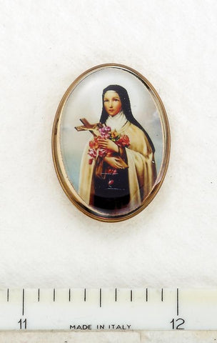 St. Theresa Lapel Pin - Large - Gerken's Religious Supplies