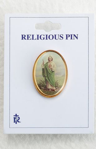 St. Jude Lapel Pin - Small - Gerken's Religious Supplies