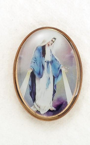Our Lady of Grace Lapel Pin - Small - Gerken's Religious Supplies