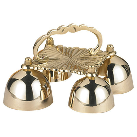 4 Cup Sacristy Bells with Handle