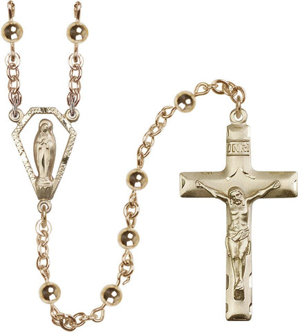 5mm Gold Filled Round Rosary - Gerken's Religious Supplies