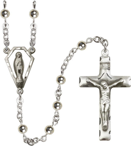 6mm Sterling Silver Round Rosary - Gerken's Religious Supplies