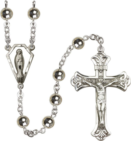 7mm Sterling Silver Round Rosary - Gerken's Religious Supplies