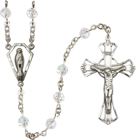 6mm Crystal Swarovski Rosary - Gerken's Religious Supplies