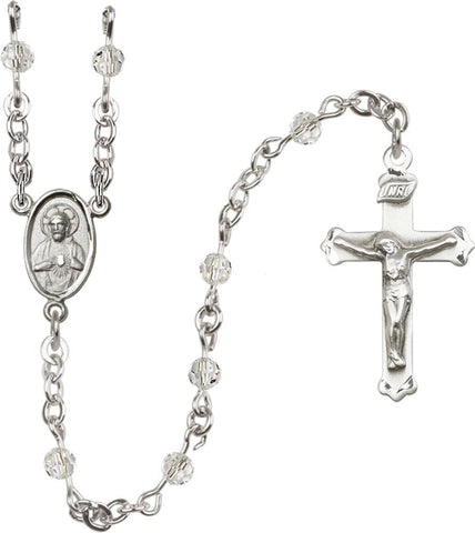 4mm Crystal Swarovski Rosary - Gerken's Religious Supplies