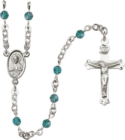 4mm Zircon Swarovski Rosary - Gerken's Religious Supplies