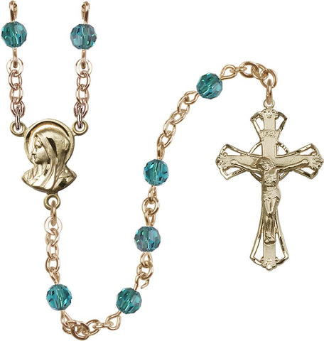 5mm Zircon Swarovski Rosary - Gerken's Religious Supplies