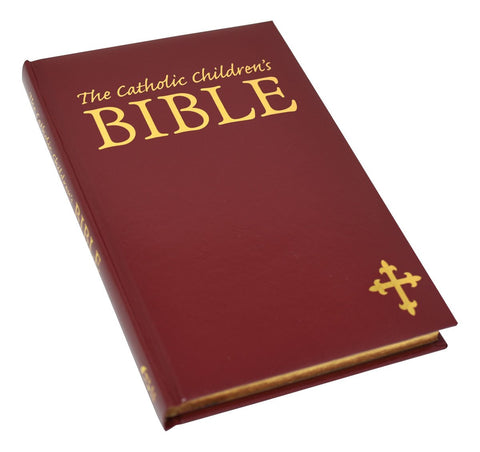 Catholic Children's Bible Gift Edition - Burgundy - Gerken's Religious Supplies