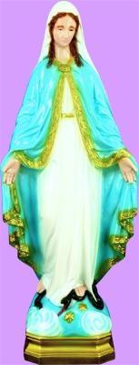 Our Lady of Grace Outdoor Statue with Color Finish, 24" - Gerken's Religious Supplies