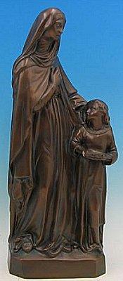 St Anne Outdoor Statue with Bronze Finish, 24" - Gerken's Religious Supplies