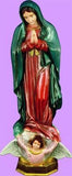 Our Lady of Guadalupe Outdoor Statue with Color Finish, 24" - Gerken's Religious Supplies