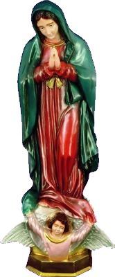 Our Lady of Guadalupe Outdoor Statue with Color Finish, 24" - Gerken's Religious Supplies