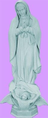 Our Lady of Guadalupe Outdoor Statue with Granite Finish, 24" - Gerken's Religious Supplies
