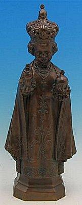 Infant of Prague Outdoor Statue with Bronze Finish, 24" - Gerken's Religious Supplies
