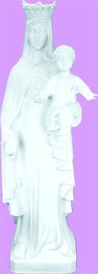 Lady Mercy Outdoor Statue with White Finish, 24" - Gerken's Religious Supplies