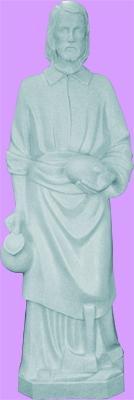 St Joseph the Worker Outdoor Statue with Granite Finish, 24" - Gerken's Religious Supplies