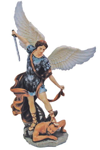 St. Michael in Cold Cast Bronze 14.5"