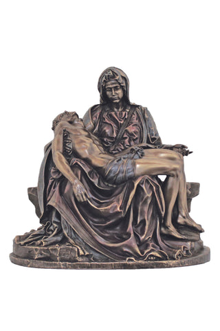 Pieta in Cold Cast Bronze 10.75"