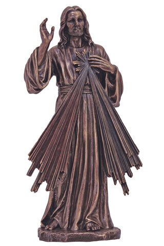 Divine Mercy in Cold Cast Bronze 12"