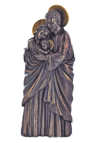 Holy Family in Cold Cast Bronze 10"