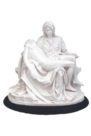 Pieta in White/Black Base 5.75"