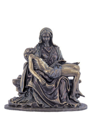 Pieta in Cold Cast Bronze 5.75"