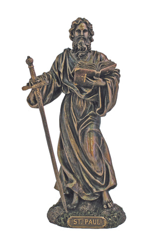 St. Paul in Cold Cast Bronze 8"