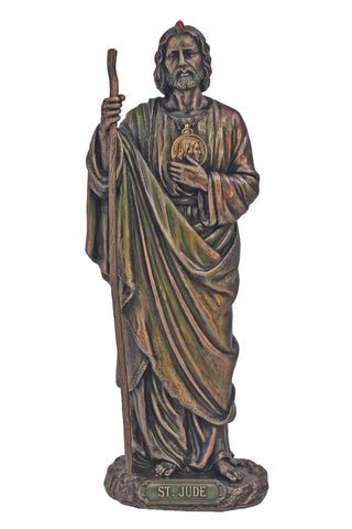 St. Jude in Cold Cast Bronze 8"