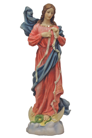 Our Lady Undoer of Knots in Color 8"