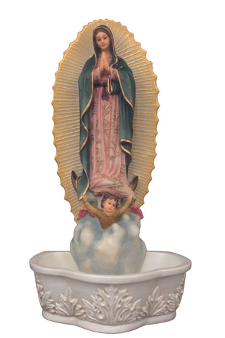 Guadalupe Font in Color 7.5" - Gerken's Religious Supplies