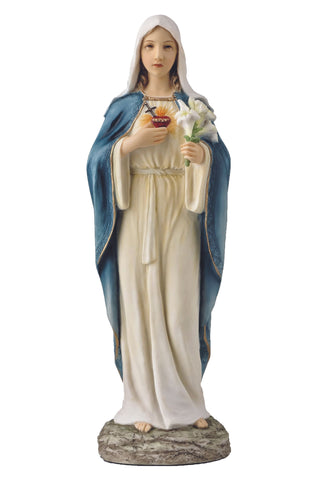 Immaculate Heart of Mary in Color 10"