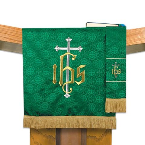Maltese Jacquard Bookmark: Green - Gerken's Religious Supplies