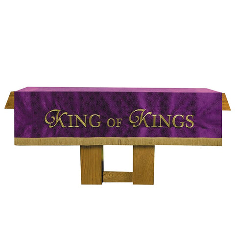 Maltese Cross Jacquard Altar Frontal - Purple - Gerken's Religious Supplies
