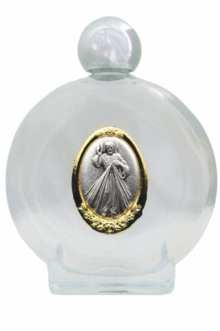Divine Mercy Holy Water Bottle 3.25 x 4.5" - Gerken's Religious Supplies