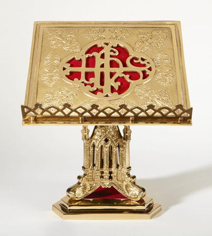 Brass San Pietro Bible/Missal Stand - Gerken's Religious Supplies