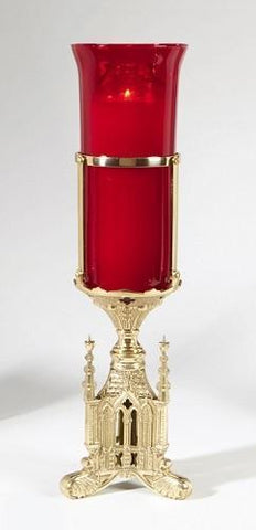 Brass San Pietro Altar Sanctuary Light Holder - Gerken's Religious Supplies