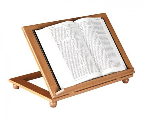 Adjustable Bible/Missal Stand - Walnut - Gerken's Religious Supplies