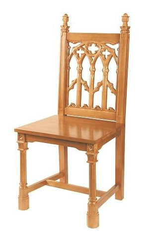 Canterbury Collection Side Chair - Oak - Gerken's Religious Supplies