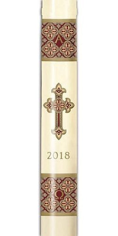 2" x 36" Spec Westminster Paschal Candle - Gerken's Religious Supplies