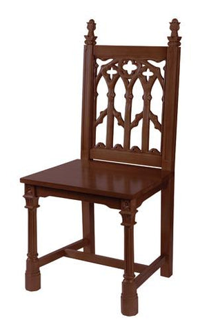 Canterbury Collection Side Chair - Walnut - Gerken's Religious Supplies