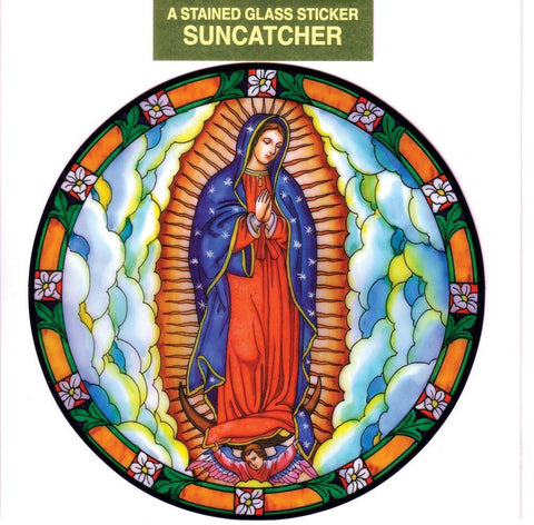 Our Lady of Guadalupe Static Sticker - Gerken's Religious Supplies