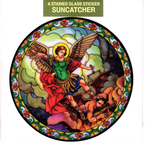 St. Michael Static Sticker - Gerken's Religious Supplies