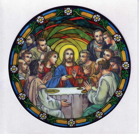 Last Supper Static Sticker - Gerken's Religious Supplies